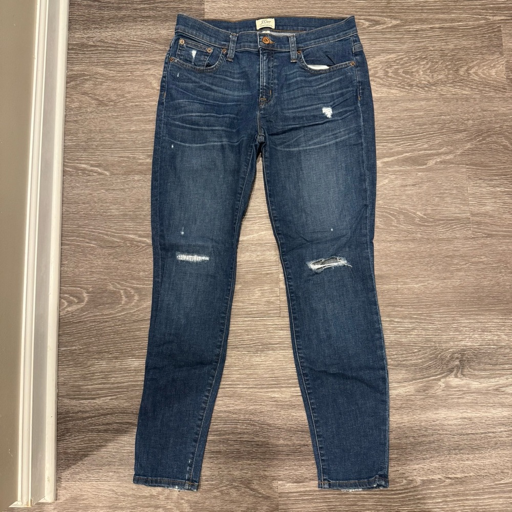 J. Crew Dark Blue Skinny Jeans